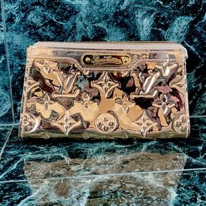 Louis Vuitton Gold Metallic Clutch